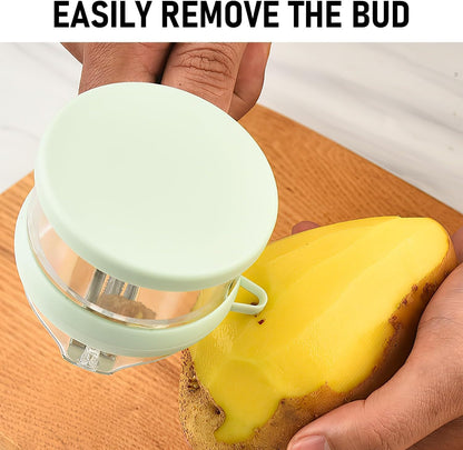 Vegetable & Fruit Peeler with Storage Box | Multi-Purpose Kitchen Peeler for Potato, Carrot, Apple & More | Handy Kitchen Tool with Container for Easy Storage